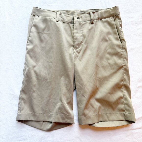 Nike Other - Nike Dri-Fit Boys Beige Golf Shorts M Polyester & Spandex Lightweight